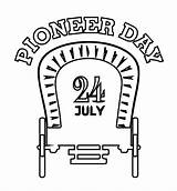 Pioneer Day coloring Pages  ColoringLib sketch template