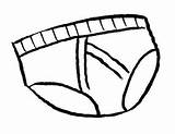Underwear Coloring Page Sketch sketch template
