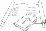 Scroll Coloring Page  Coloring Home sketch template