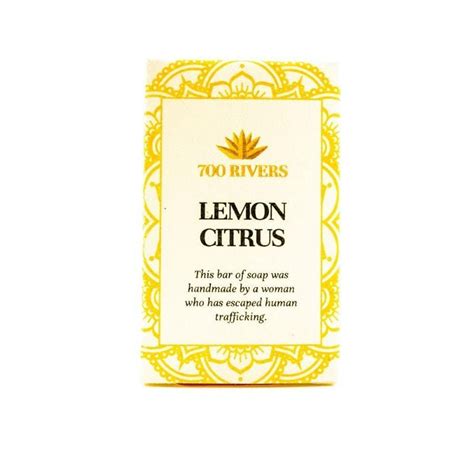 Lemon Citrus Soap Bar Clean Fair Trade Beauty Product