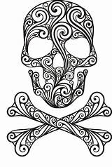 Sugar Skull Coloring Page  Home sketch template
