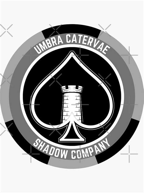 "Shadow Company Emblem" Sticker for Sale by Tony ⭐⭐⭐⭐⭐ | Redbubble