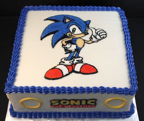 Buttercream iced Sonic cake jsweetstreats.vpweb.com or FB- Jsweets Treats Square Birthday Cake ...