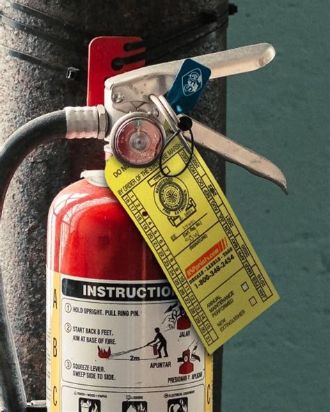 Durable Fire Extinguisher Inspection Tags & Inspection Stickers