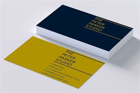 Rich colors elegant business card