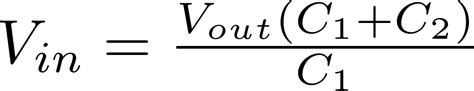 Capacitive voltage divider - Electronics - BasicTables