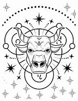 Taurus Coloring Pages Free Printable Zodiac Fun sketch template