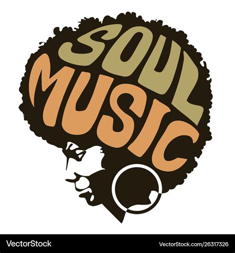 Soul music Royalty Free Vector Image - VectorStock