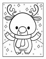 30 Santas Reindeer Coloring Pages  North Pole Christmas sketch template