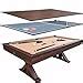 Amazon.com : Freetime Fun 7 FT 3 in 1 Multi Game Pool Table with Dining Top Pool Table Ping Pong ...