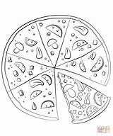 Pizza Coloring Pages Printable Drawing Print Disegno Di Kids Da  sketch template