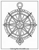 Compass Coloring Pages Free PDF Downloads  Sheets For Kids sketch template