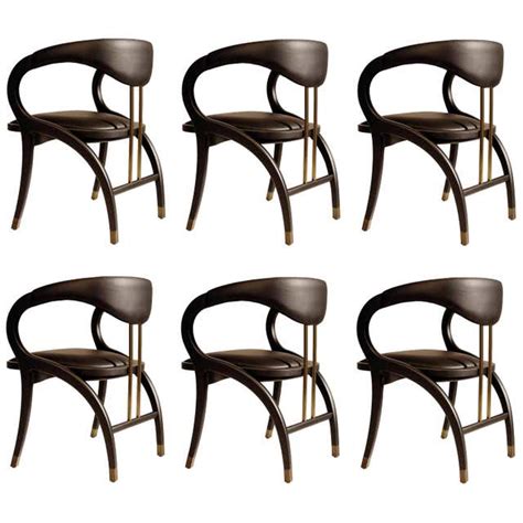 Set of '6' Cherrywood Dining Chairs at 1stDibs | cherry wood dining chairs, cherry wood chairs ...