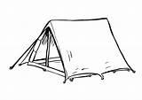 Tent Coloring Nomads Teepee Pages Nomadic Tipi Drawing Clipart  sketch template
