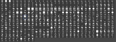 Pack of Photoshop CS6 brushes