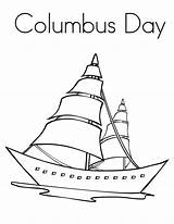 Printable Columbus Day Coloring Pages sketch template