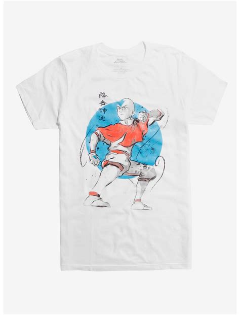 Avatar: The Last Airbender Aang Watercolor T-Shirt | Hot Topic