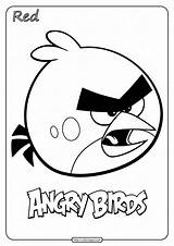 Printable Angry Birds Red Coloring Book  birds Books sketch template