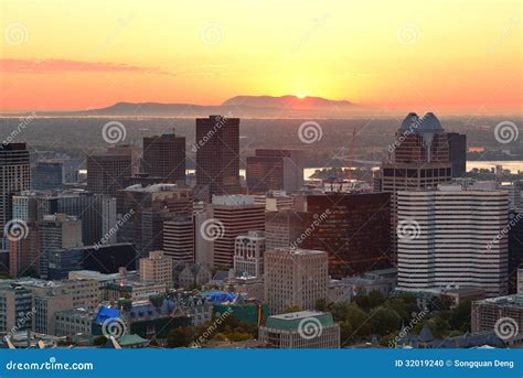 Montreal sunrise stock photo. Image of canada, panorama - 32019240