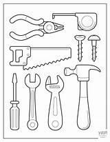 Tool Belt Coloring Page sketch template