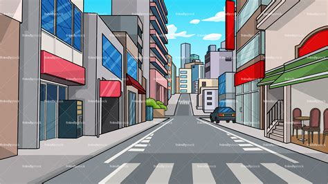 Cartoon City Street Wallpapers on WallpaperDog