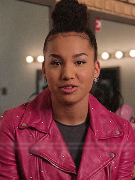 High School Musical The Series Gina Pink Leather Jacket