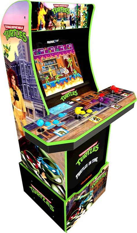 Best Buy: Arcade1Up Teenage Mutant Ninja Turtles Arcade Game Machine with Riser 815221029484