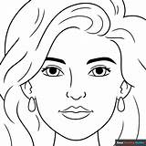 Coloring Sheets Printable Girl Faces  Free Sheet Printables sketch template