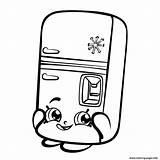 Print Frost T Fridge Refrigerator Shopkins Season 3 coloring Pages  sketch template