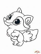 Baby Fox Coloring Pages For Adults sketch template