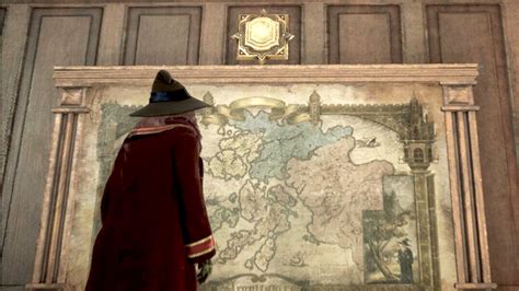 How to open the map wall in the South Wing in Hogwarts Legacy - Pro ...