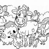 Fazenda Animais Colorare Fattoria Animali Bambini Muitos Fazendeiro  sketch template