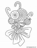 Lollipop Lollipops Bonbon Lecca Lutscher Colouring Disegno Malvorlage  sketch template