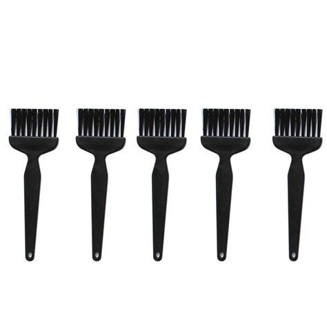 ESDELES 5PCS ESD Brush Kit Anti-Static Brush Set Plastic Flat Handle ...