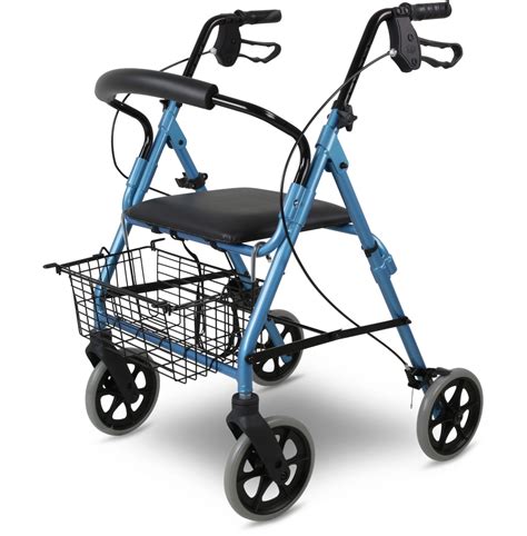 Cheap Price Lightweight Walker Rollator with Seat and Two Wheels ...