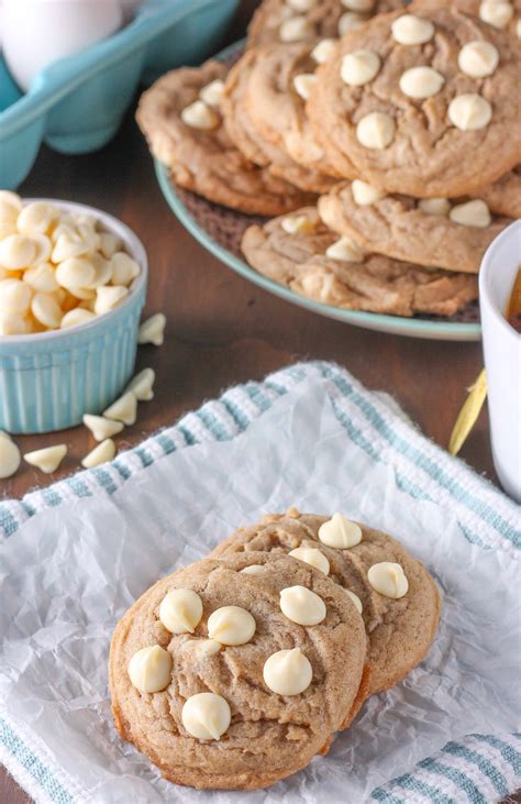 White Chocolate Maple Chai Cookies - A Kitchen Addiction