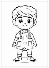 Doctor Coloring Pages  Fun Learning And Creative Expression CrayonAZCom sketch template