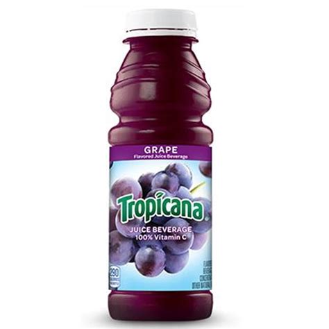 Tropicana 100% Vitamin C Grape Juice Beverage 15.2 oz Plastic Bottles - Pack of 12 - Walmart.com