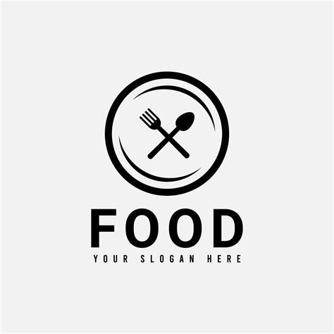 Simple Food Logo Vector Concept 8770074 Vector Art at Vecteezy