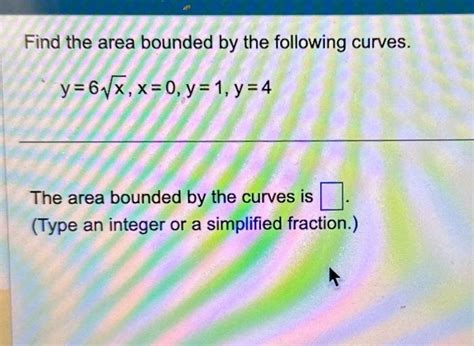 Solved Find the area bounded by the following curves. | Chegg.com