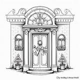 Unleash Creativity With Printable Door Coloring Pages sketch template