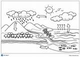12 Free water Cycle coloring Pages And Diagrams  ESL Vault sketch template