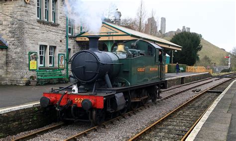 Great Western Railway steam locomotive brings a taste of the west country to the Swanage Railway