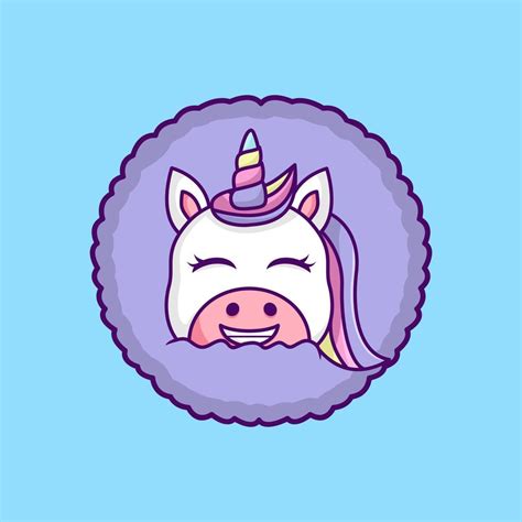 Cute unicorn illustration, cute and fun 20674423 Vector Art at Vecteezy