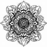 Single Flower Coloring Page · Creative Fabrica sketch template
