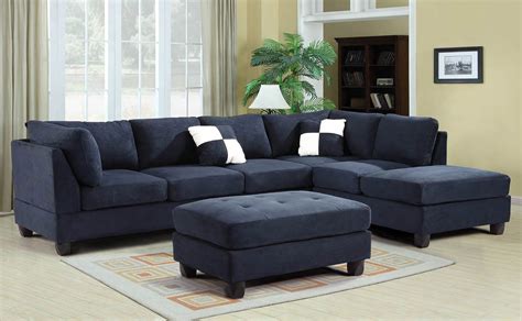 G630 Reversible Sectional (Navy Blue) Glory Furniture, 2 Reviews | Furniture Cart