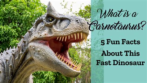 What is a Carnotaurus? 5 Fun Facts About This Fast Dinosaur - The Dinoverse