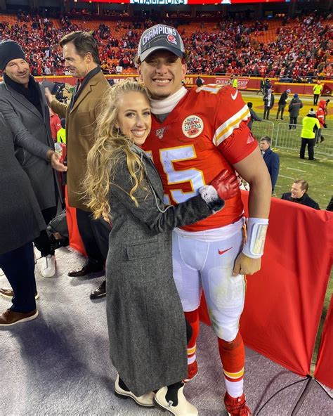 Patrick Mahomes Annoying Girlfriend Celebrates the Chiefs Earning a ...