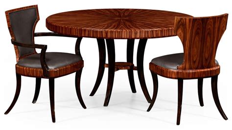 Round Dining Table with Santos Rosewood Table