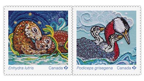 Embroidery, beads evoke motherly love on new Canadian stamps